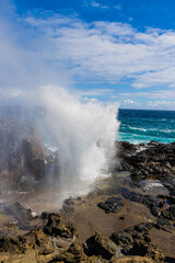 The Nakalele Blow Hole on Nakalele Point, Maui, Hawaii, USA