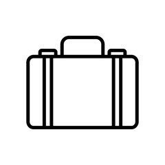 Luggage vector icon symbol design