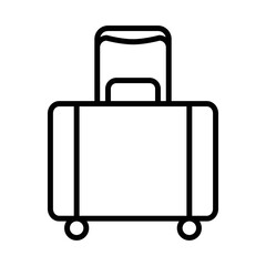 Travel luggage vector icon symbol design