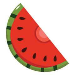 watermelon vector illustration design element
