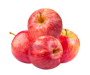 Fototapeta na wymiar red apple isolated on transparent png