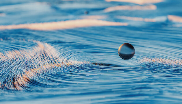 futuristic blue data lines 