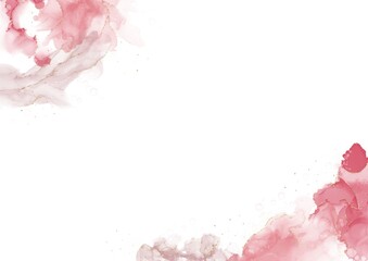 spring mood backdrop with watercolor paints