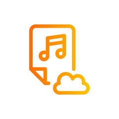 cloud gradient icon