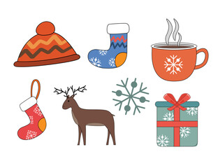 Winter Illustration Set