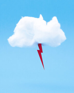 Cloud and thunderbolt