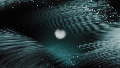 futuristic dark data lines 