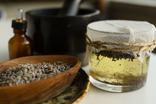 Homemade Macerated oil