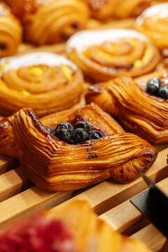 sweet pastry in display