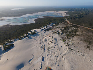 Sand Dunes from above - North Western Australia 