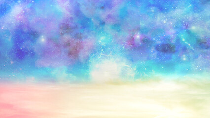 배경, 파스텔, 별, 신비로운, 환상적인