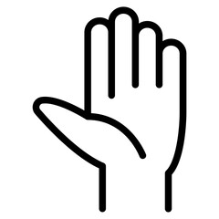 hand line icon