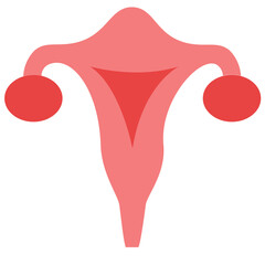 womb flat icon