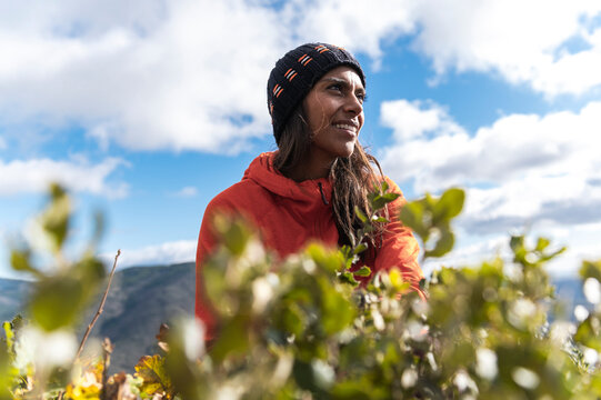 Cooperative woman, volunteer gardening against climate change