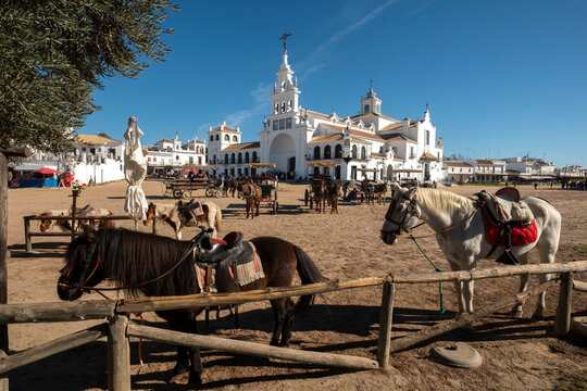 Village square, El Rocio