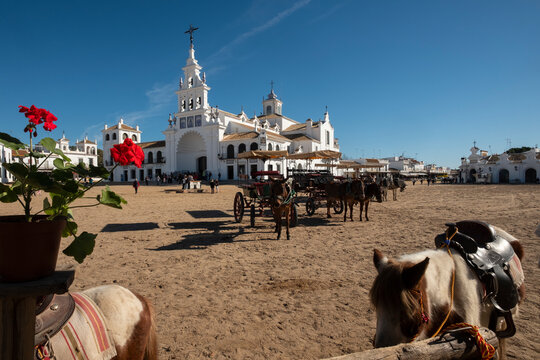 Village square, El Rocio