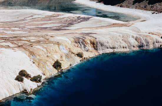 Deep Blue Lake in Afghanistan