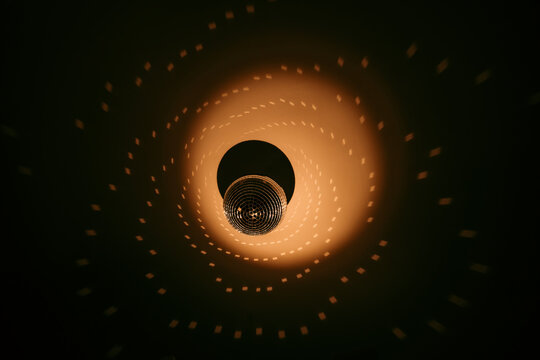 Disco globe in the dark