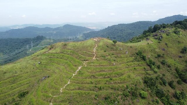 landscape in the Broga Hill, Semenyih