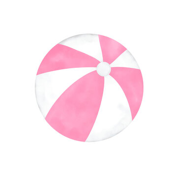 Summer Beach Ball Illustration