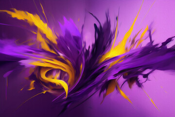 Fototapeta na wymiar purple yellow paint background