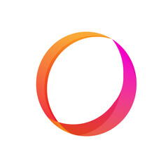 o logo , o tect logo , letter o logo abstract colorful circle