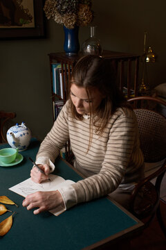 Woman portrait creative me time moment