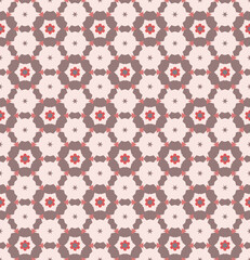Abstract tileable geometric pattern. A seamless background, vintage texture.	