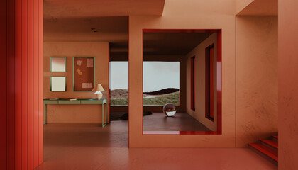 Minimal architectural place