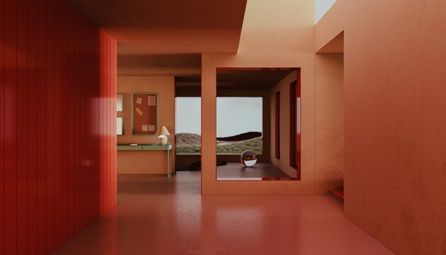 Minimal architectural place