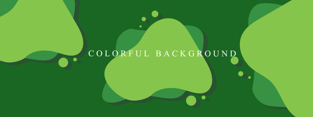 Illustration of abstract green background. Modern style design. Vector background illustration.