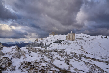 GRAN SASSO: Inverno e neve al Castello di Rocca Calascio -L'Aquila 