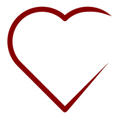 heart valentines day vector design