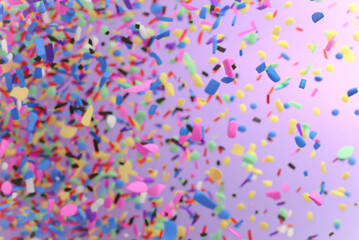 Obraz premium confetti,background with confetti
