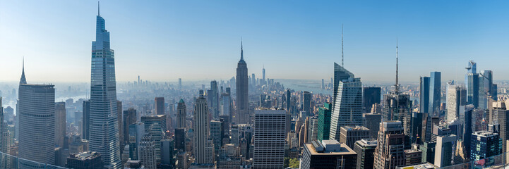 Looking out over Midtown Manhattan 