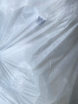 wet plastic bag