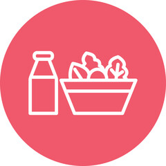 Groceries Vector Icon
