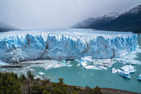 The Terminus Of The Perito Moreno Glacier In Lago Argentino  