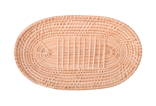 Basket. Wicker basket on transparent png