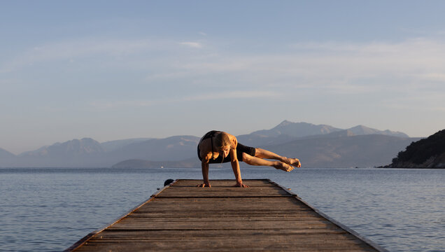 Yoga At Sunrise