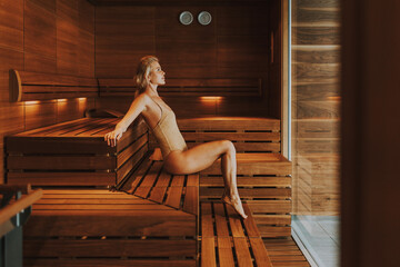Beautiful woman relaxing in a beauty spa hotel - Client having a beauty treatment in a beauty spa...