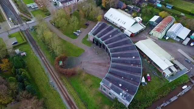 Old Tramdepot Now Used For Different Purposes, Repurposing Buildings, City Scaping