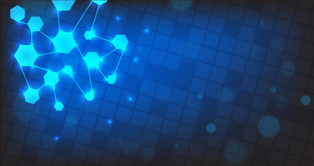 dark blue color Light Abstract Technology BACKGROUND link data blue color