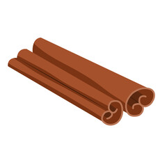 Cinnamon. vector illustration on a white background