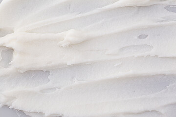 white texture of cosmetic cream background