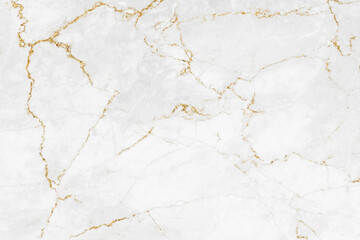 White and gold marble luxury wall texture with shine golden line pattern abstract background design for a cover book or wallpaper and banner website.