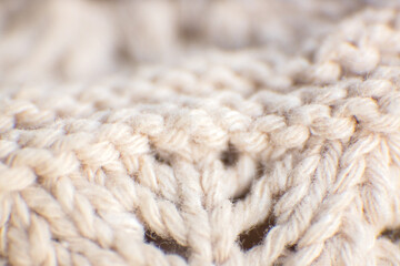 Textured background made with fabric mesh picked up in detail, close up.