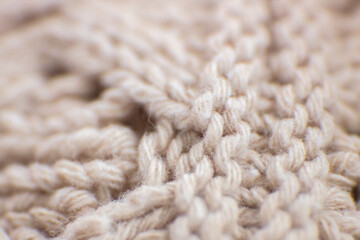 Textured background made with fabric mesh picked up in detail, close up.