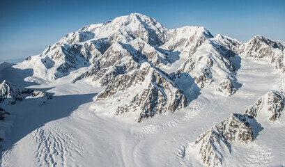 Aerial Image Mount Mckinley Denali