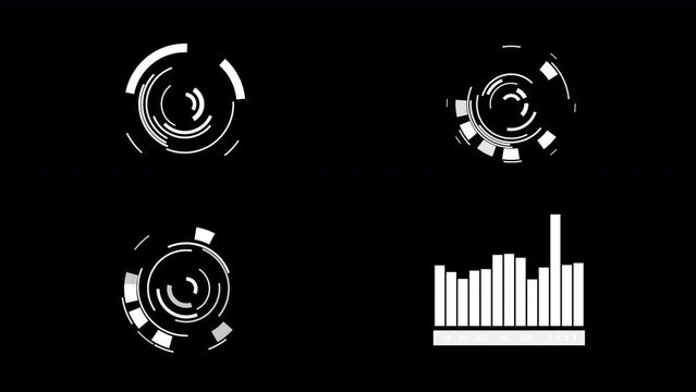Hud Infographic Motion Graphics Pack is a futuristic modern collection of various sci-fi themed overlays. 4k resolution and alpha channel included.
